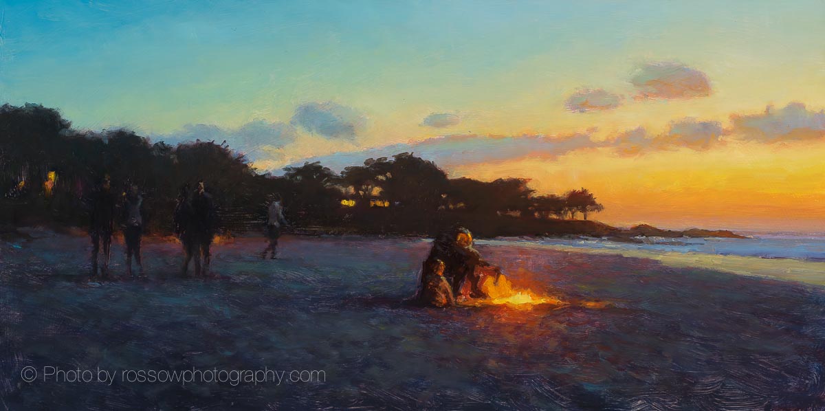 Artwork Photography of Carmel Beach Sunset