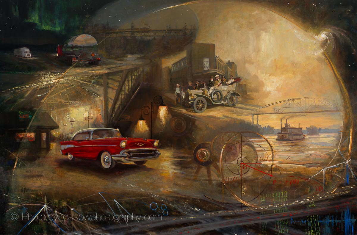 Artwork Photography of Automotive-Mural 48x72