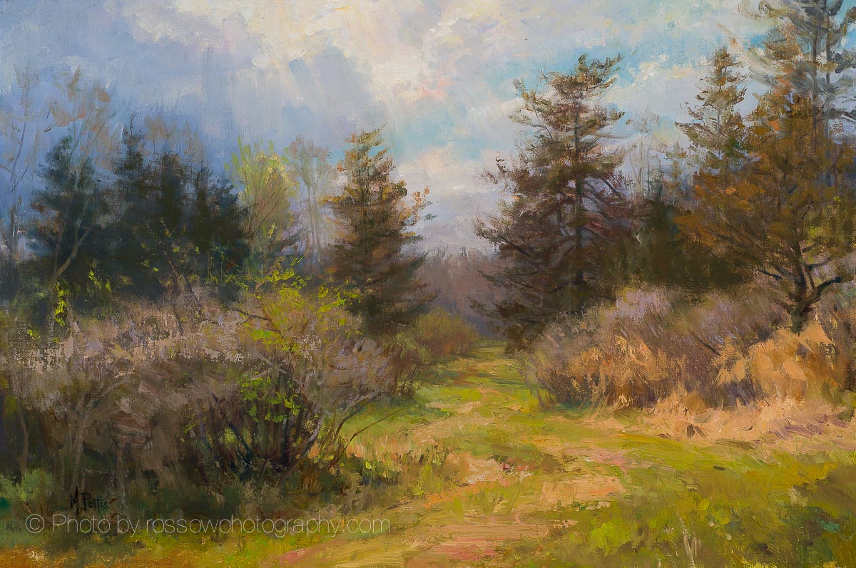 Artwork Photography of Spring Path-by-Mary Pettis