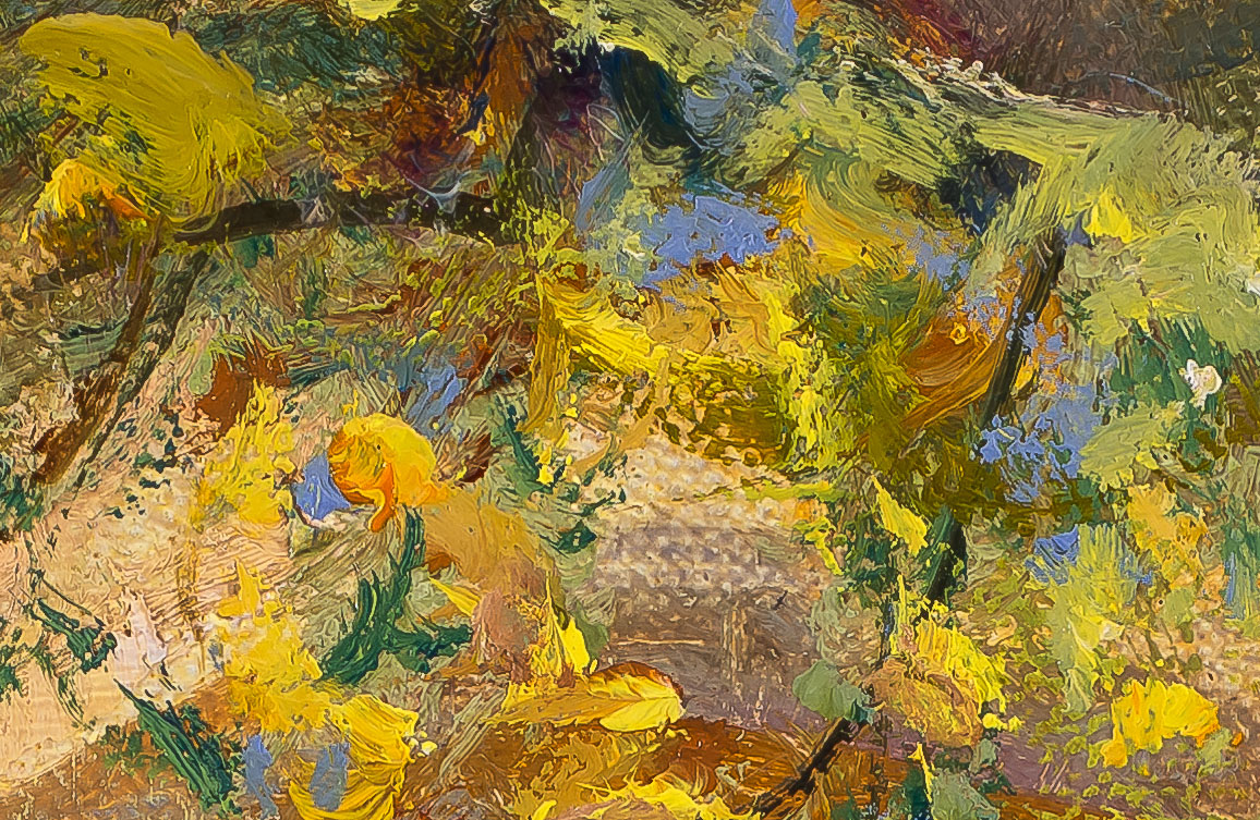 Van Gogh's Cloister detail Mary Pettis