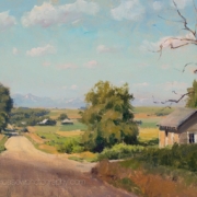 Toward Denver (Lasater) painting by Joe Paquet
