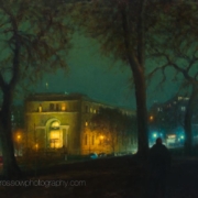 Loring Hill Nocturne-painting by Carl Bretzke photographed by Mitch Rossow
