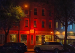Main Street Liquors - painting by Carl Bretzke photographed by Mitch Rossow