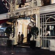 The Connaught Hotel 21x28-painting by Paul Oxboroughphotographed by Mitch Rossow