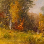 Autumn Whisper - painting by Mary Pettis photographed by Mitch Rossow