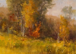 Autumn Whisper - painting by Mary Pettis photographed by Mitch Rossow