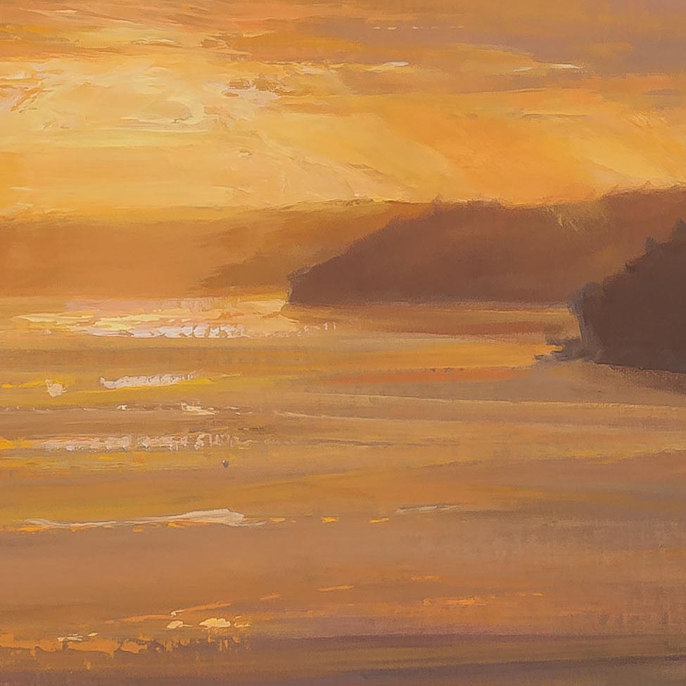 North Shore Beckons - painting by Mary Pettis photographed by Mitch Rossow -detail
