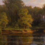 River Pocket 30x40 - painting by Mary Pettis photographed by Mitch Rossow