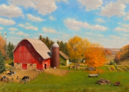 A Slice of Heaven - painting by Jeff Hurinenko photographed by Mitch Rossow