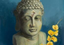 Buddah - painting by Katharine Gotham photographed by Mitch Rossow