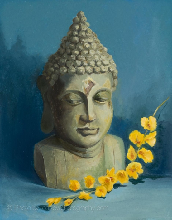 Buddah - painting by Katharine Gotham photographed by Mitch Rossow