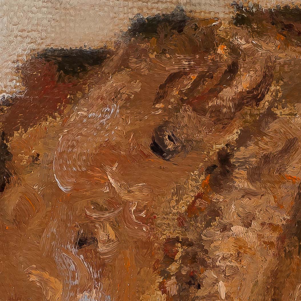 Daily Bread - painting by Jack Dant photographed by Mitch Rossow - detail