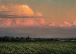 Departing Storm - painting by Hannah Heyer photographed by Mitch Rossow