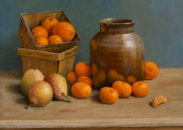Fruits of Reflection - painting by James Vose photographed by Mitch Rossow