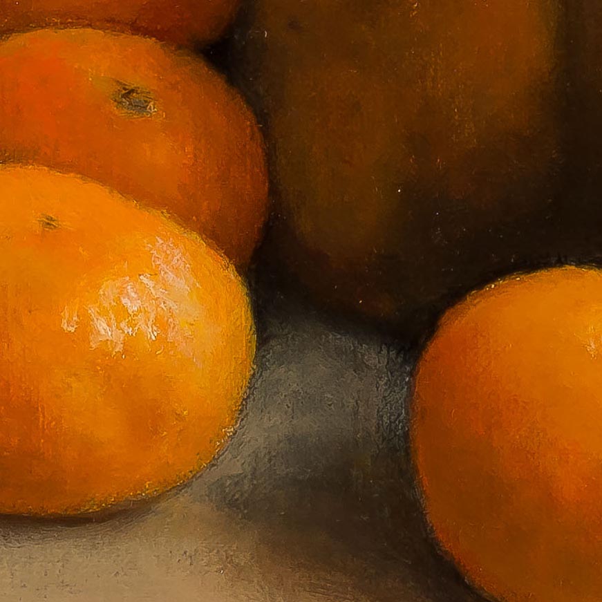 Fruits of Reflection - painting by James Vose photographed by Mitch Rossow -detail