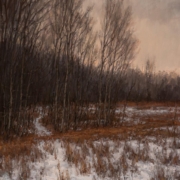 Just Before Snowfall - painting by Hannah Heyer photographed by Mitch Rossow