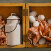 Milk and Eggs - painting by James Vose photographed by Mitch Rossow