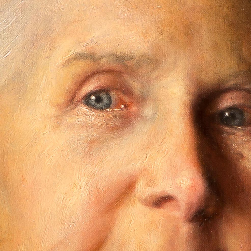 Ruth - painting by Jeff Hurinenko photographed by Mitch Rossow - detail
