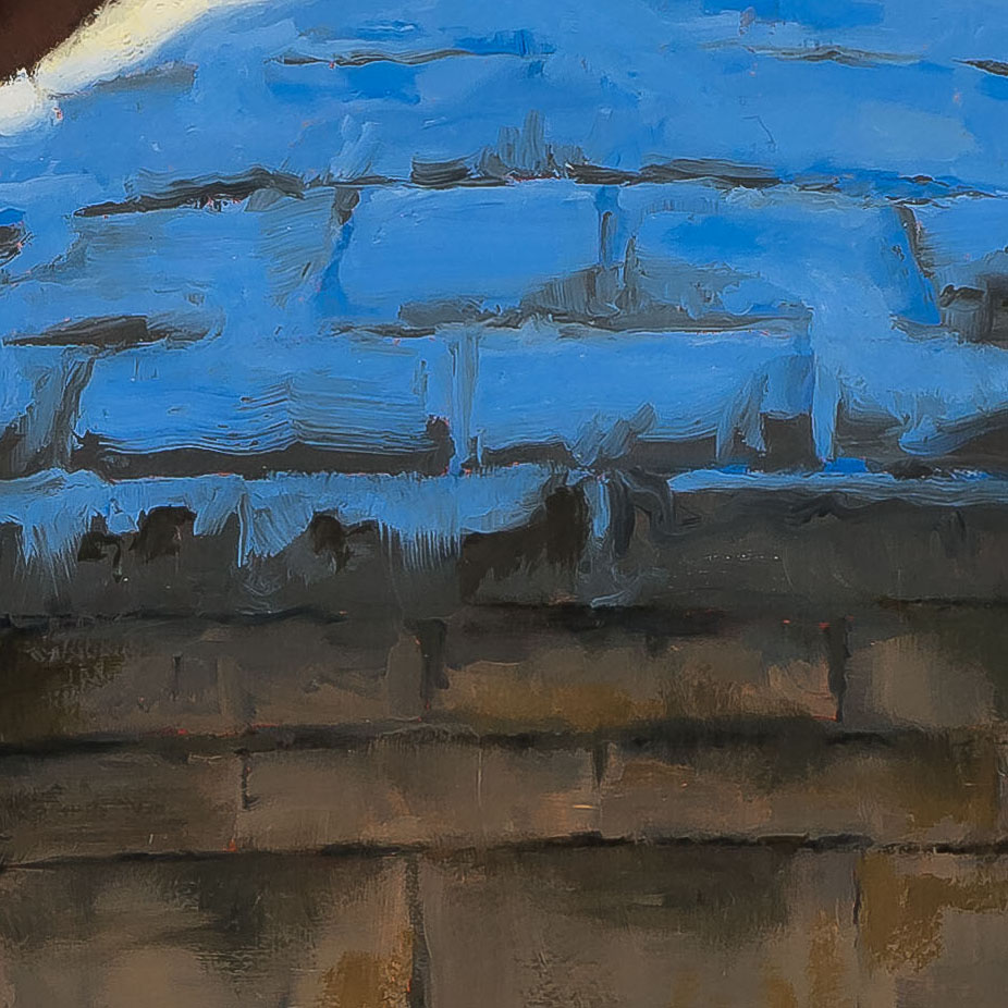 Set in Stone - 24x36 - painting by Abbey Fitzgerald photographed by Mitch Rossow - detail