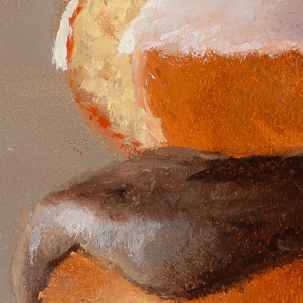 Donuts - painting by Allison Conyers photographed by Mitch Rossow -detail