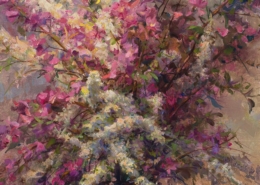 Joyful Blossoms-painting by Mary Pettis-210621