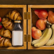 James Vose painting photographed by Mitch Rossow - Breakfast Cabinet
