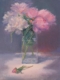 Sue Wipf painting photographed by Mitch Rossow - Peonies and Crystal