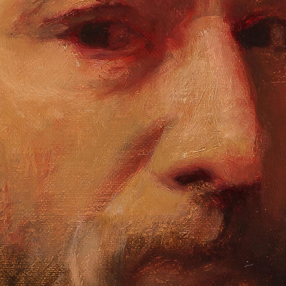 John Wegner painting photographed by Mitch Rossow - William-Adolphe Bouguereau Study - detail