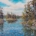 Dan Olson painting photographed by Mitch Rossow - Seagull Lake