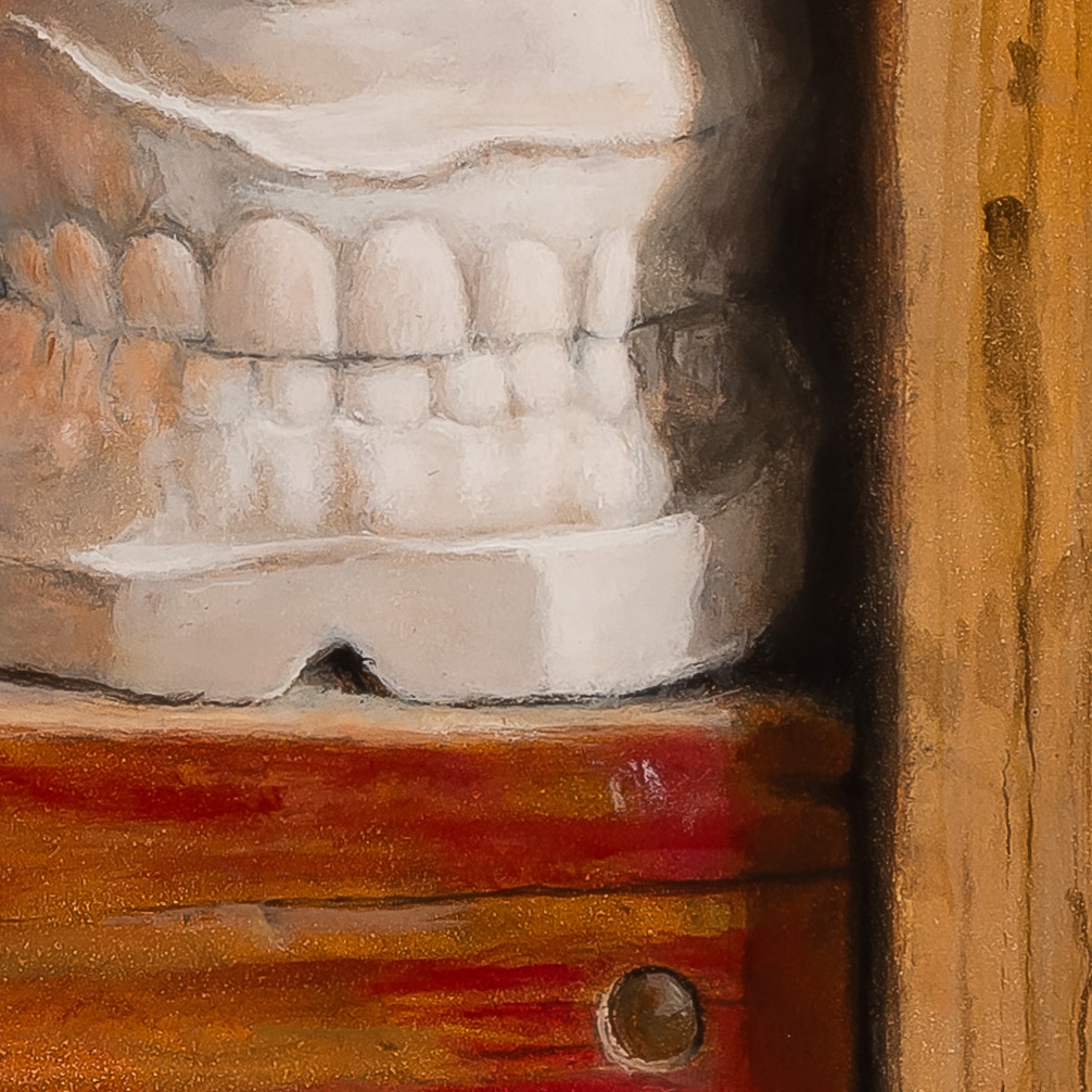 James Vose painting photographed by Mitch Rossow - Pandora's Box - detail-m