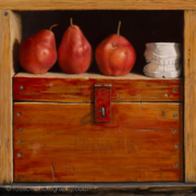 James Vose painting photographed by Mitch Rossow - Pandora's Box