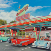 Kevin Komadina painting photographed by Mitch Rossow - Endless Summer